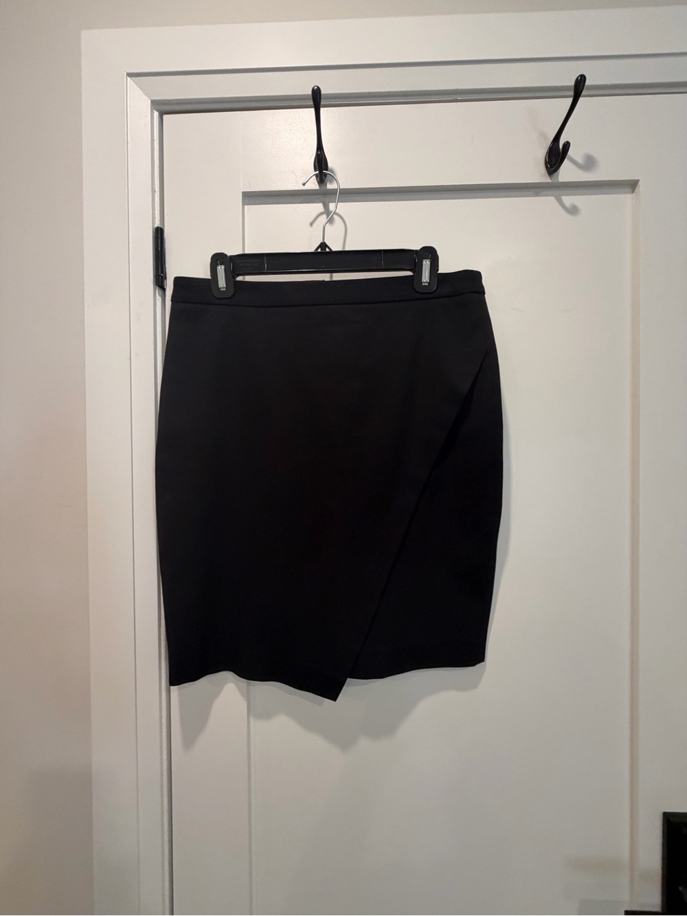Banana Republic Black Pencil Skirt with Asymmetrical Hem